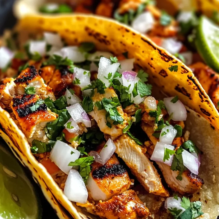 Easy Chicken Street Tacos Recipe