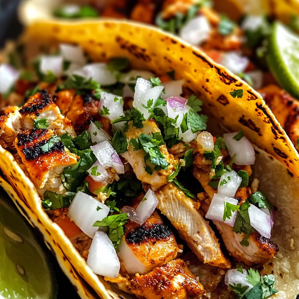 Easy Chicken Street Tacos Recipe