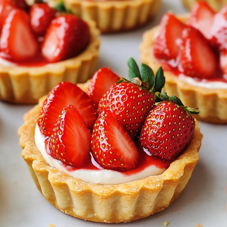 Fresh and Delicious Strawberry Tartlets Recipe