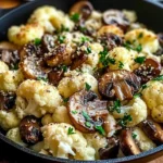 Garlic Cauliflower Mushroom Skillet: Quick & Delicious Dish