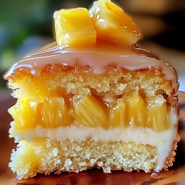 Juicy Pineapple Heaven Cake