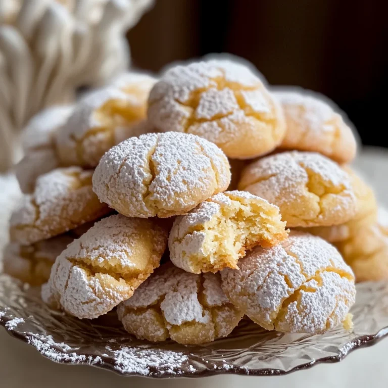Limoncello Amaretti Cookies