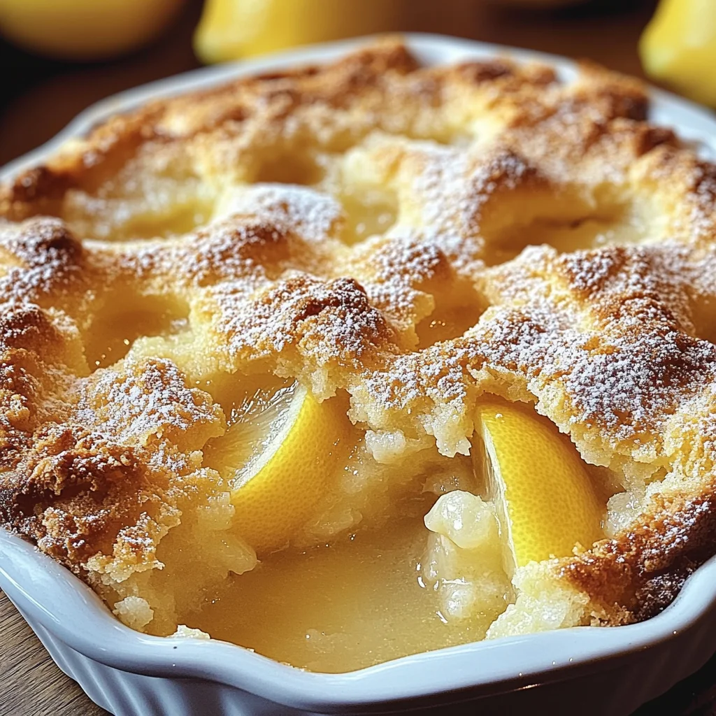 Magic Lemon Cobbler: A Sweet, Tangy Dessert Delight