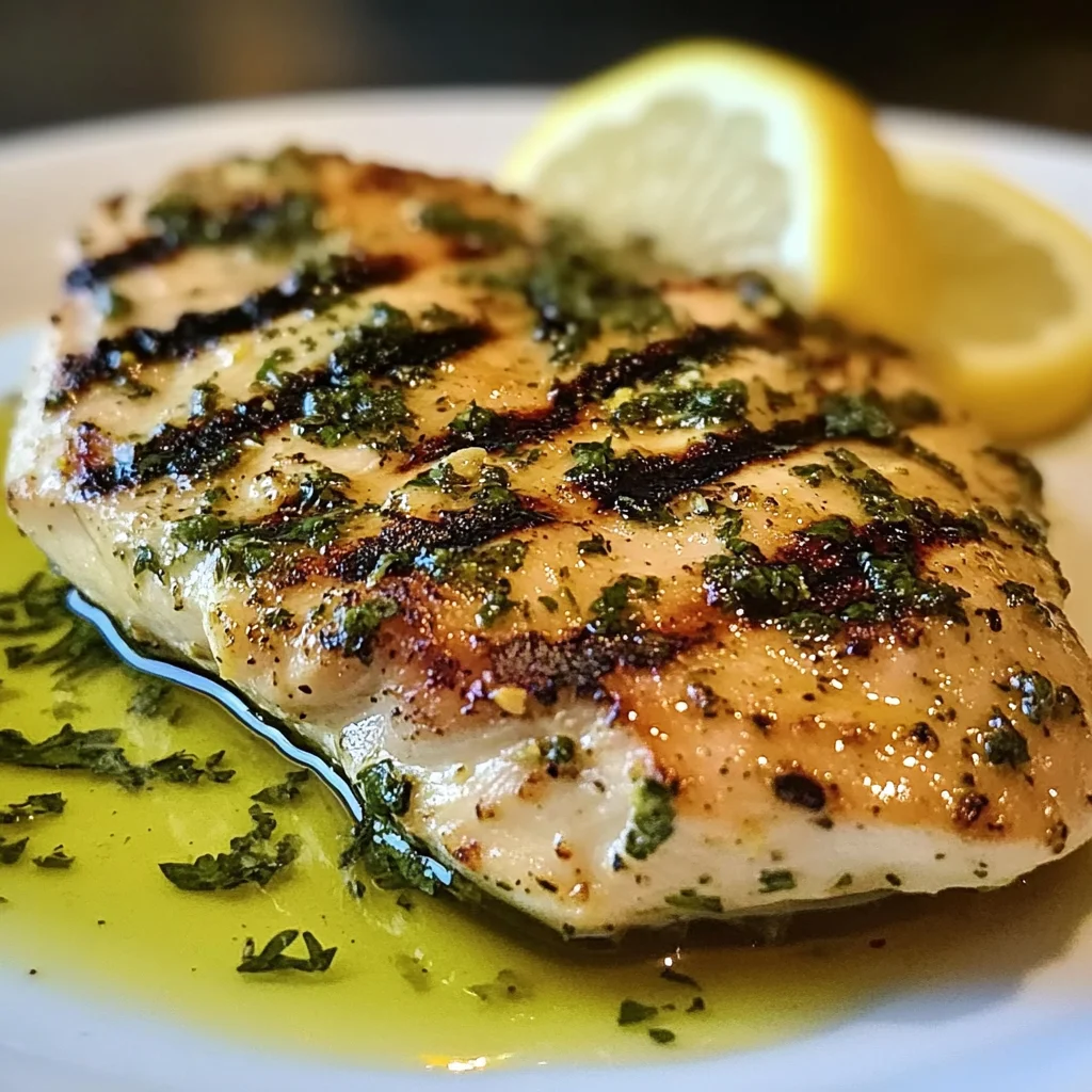 Mediterranean Herb Crusted Grilled Chicken
