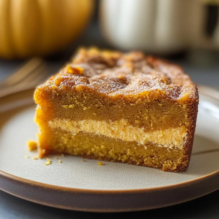 Pumpkin Gooey Butter Cake Recipe