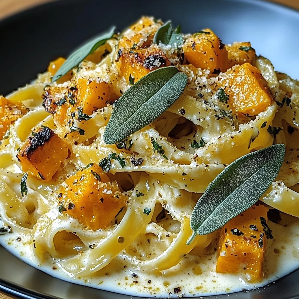 Savory Butternut Squash & Sage Pasta