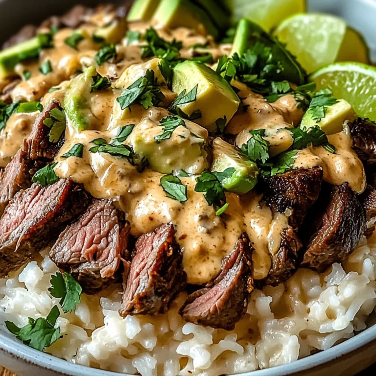 Steak Queso Rice
