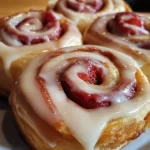 Strawberry Cheesecake Cinnabon Rolls