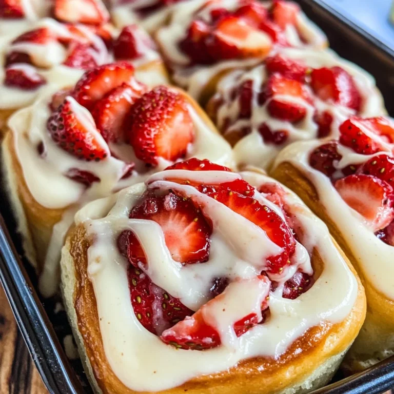 Strawberry Cheesecake Cinnabon Rolls Recipe