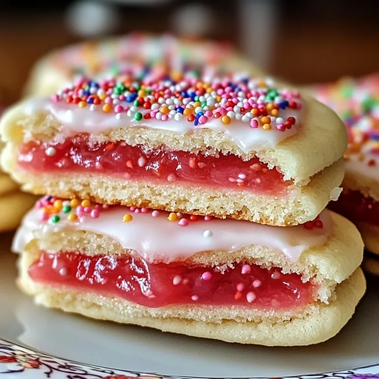 Strawberry Pop Tart Sugar Cookies