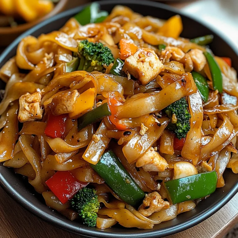Street Style Thai Drunken Noodles