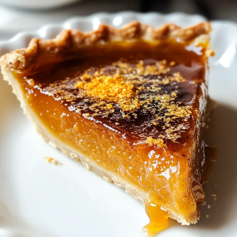 Tasty Pumpkin Pie Brulee with Bourbon Vanilla