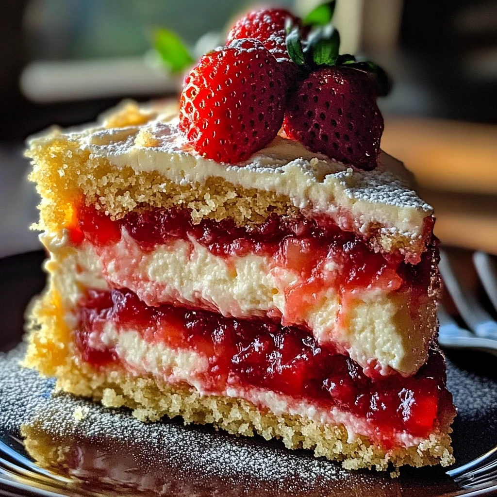 The Ultimate Strawberry Cheesecake Dump Cake