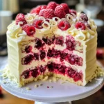White Chocolate Raspberry Dream Cake : A Heavenly Dessert
