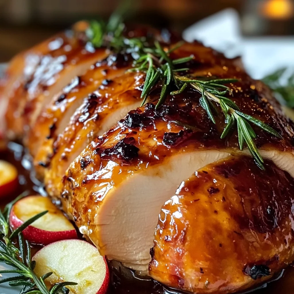 Apple Cider Glazed Turkey Breast