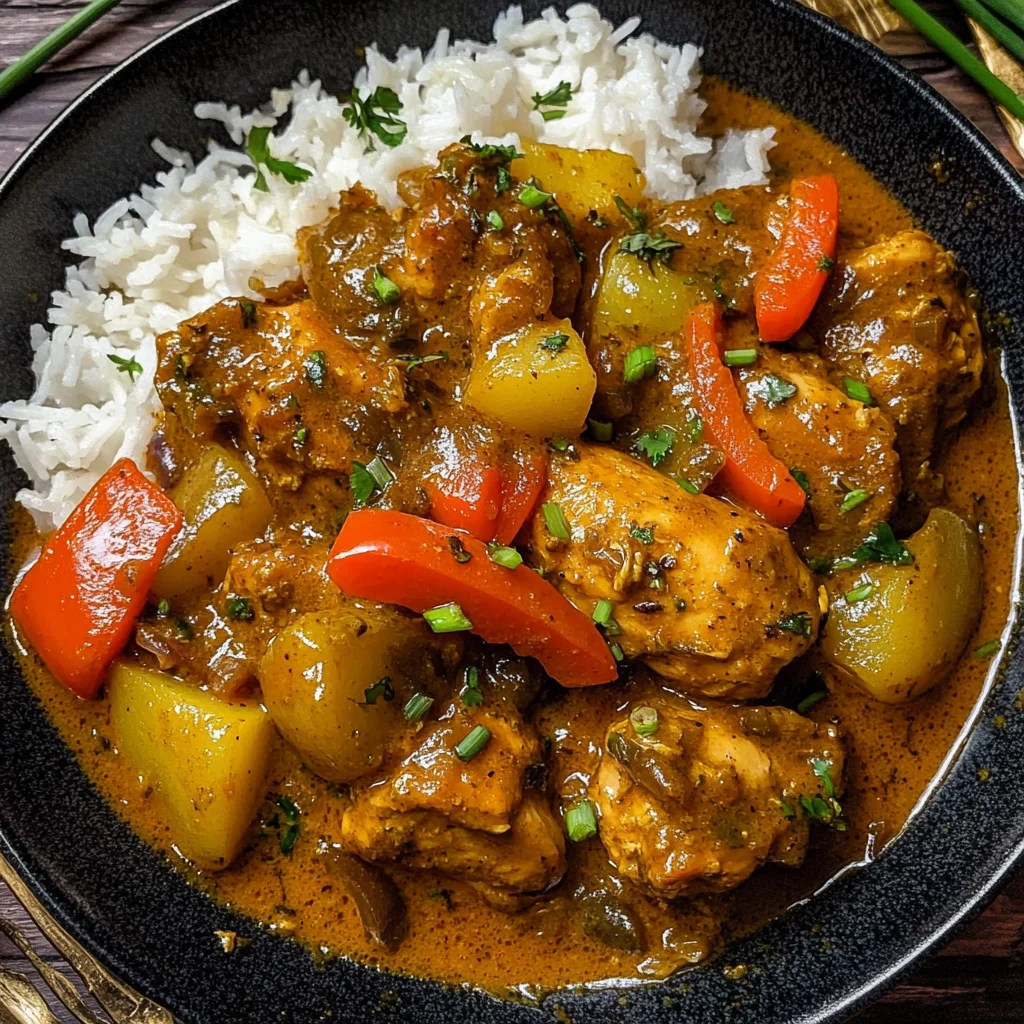 Authentic Jamaican Curry Chicken