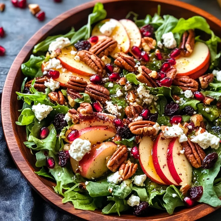 Autumn Harvest Honeycrisp Apple and Feta Salad