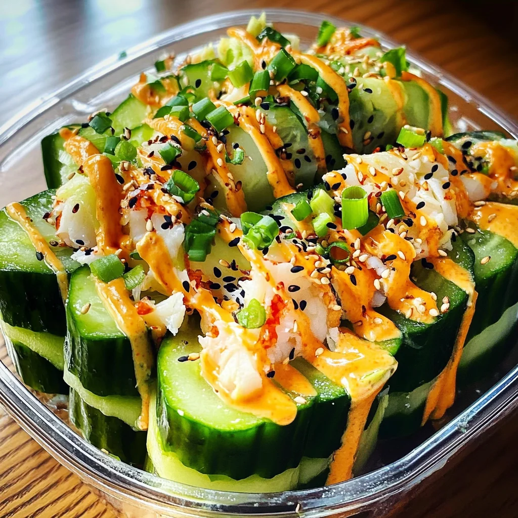 California Roll Cucumber Salad