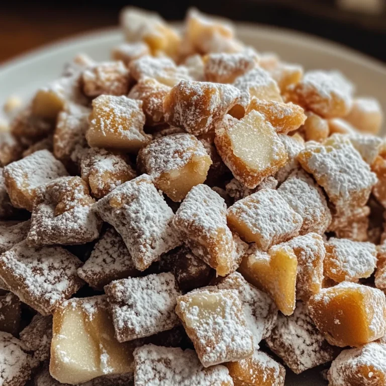Caramel Apple Puppy Chow