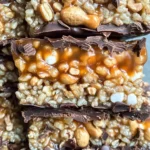 Caramel Peanut Rice Krispie Treats