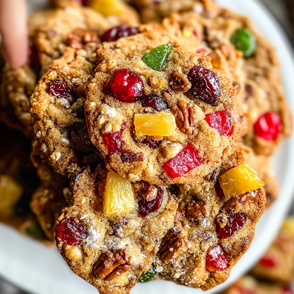 Easy Christmas Fruitcake Cookies Recipe