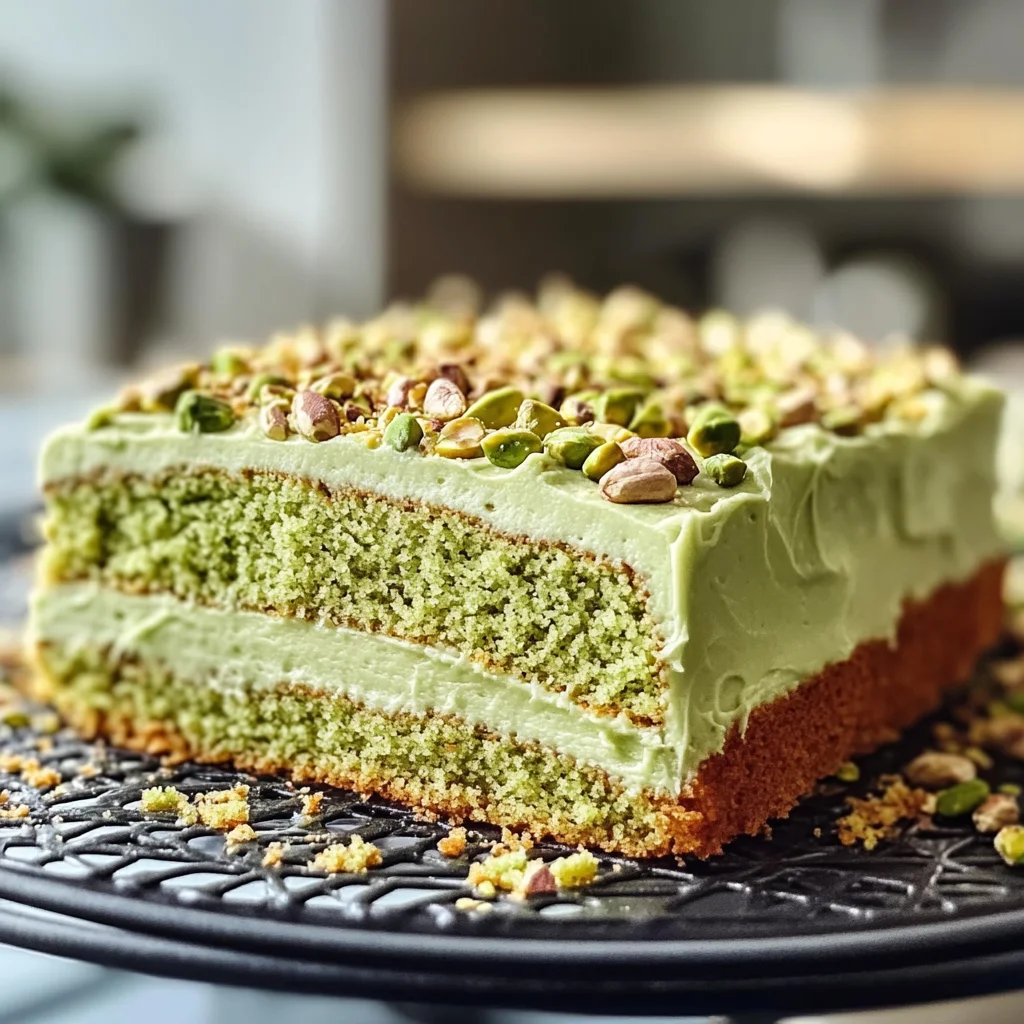 Pistachio Sheet Cake