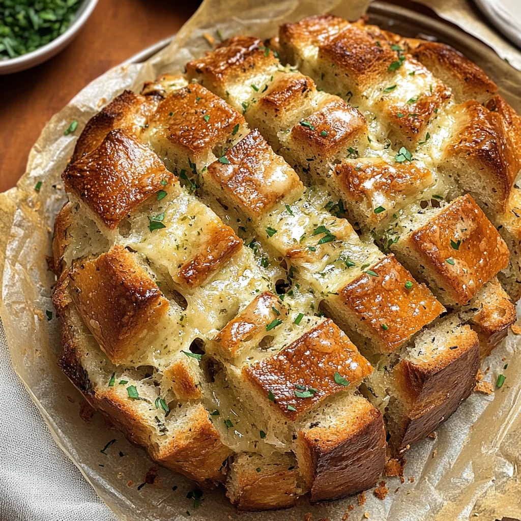 Pull Apart Garlic Bread Recipe
