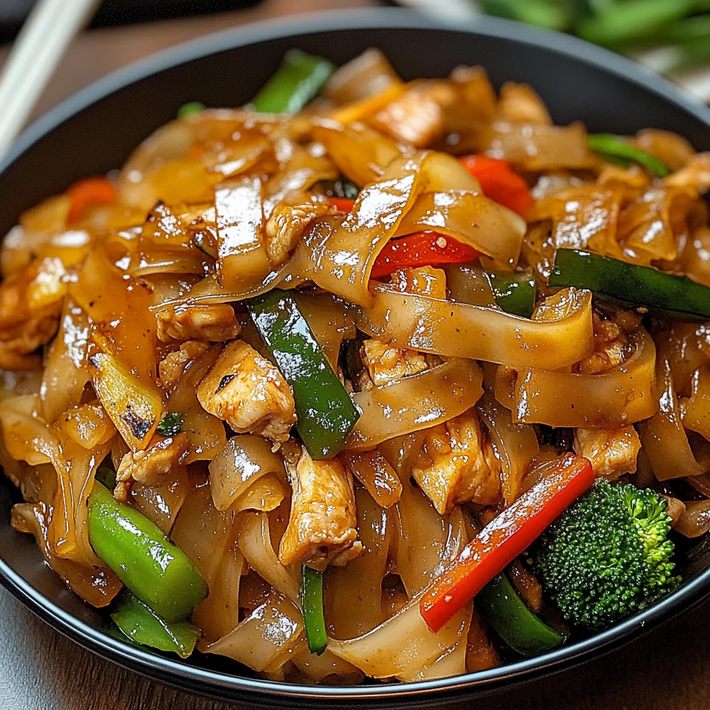 Street Style Thai Drunken Noodles