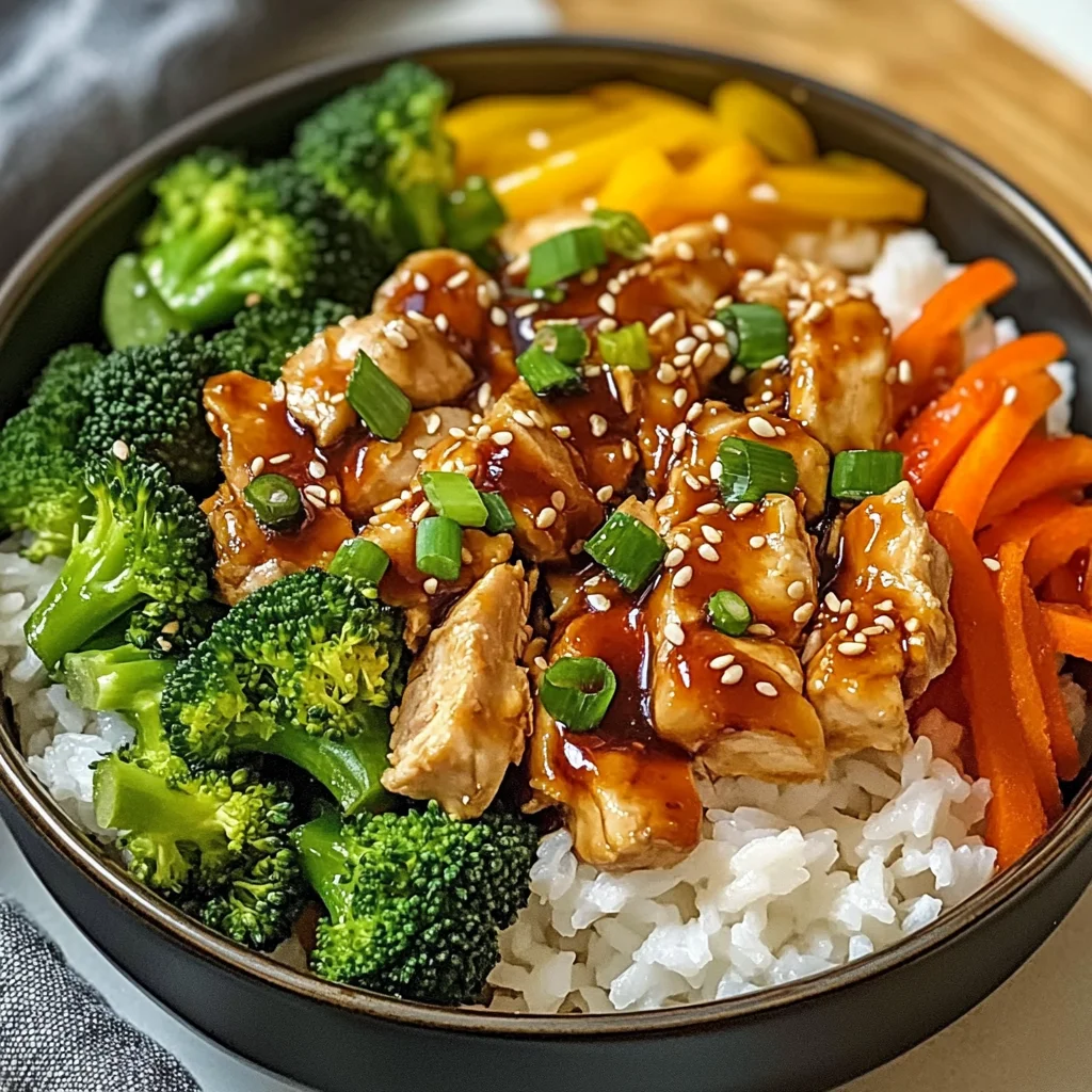 Teriyaki Chicken Rice Bowl