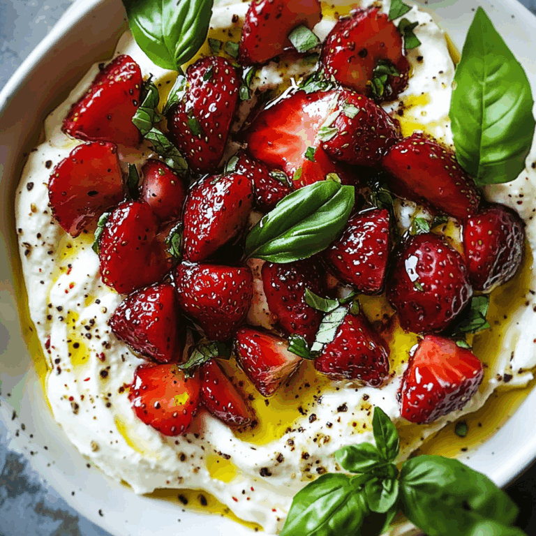 Whipped Feta with Roasted Strawberries: A Flavorful Delight You Can’t Resist